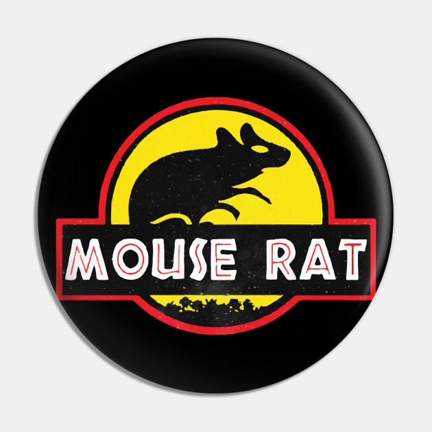 Mouse Rat - Jurassic Park Pin by GraphicTeeShop