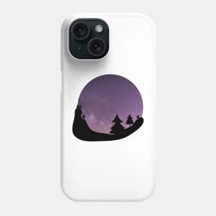 Stargazing - purple sky Phone Case