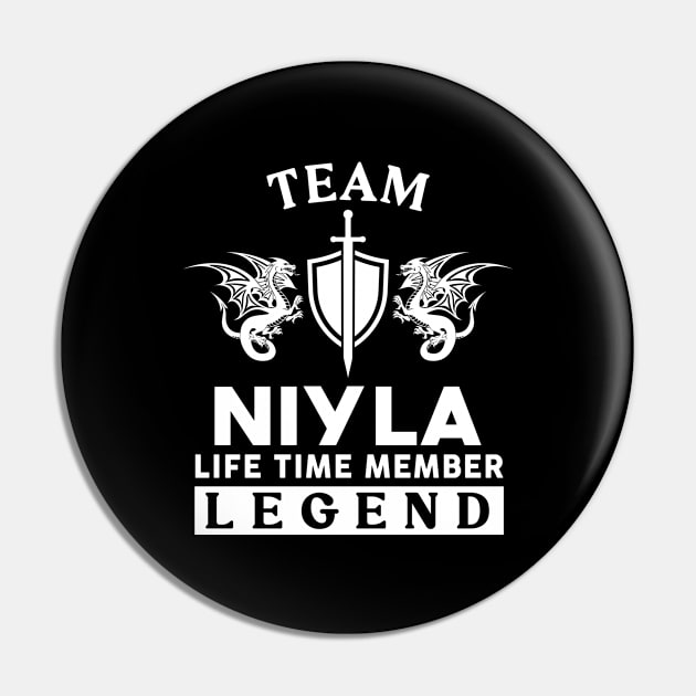 Niyla Name T Shirt - Niyla Life Time Member Legend Gift Item Tee Pin by unendurableslemp118