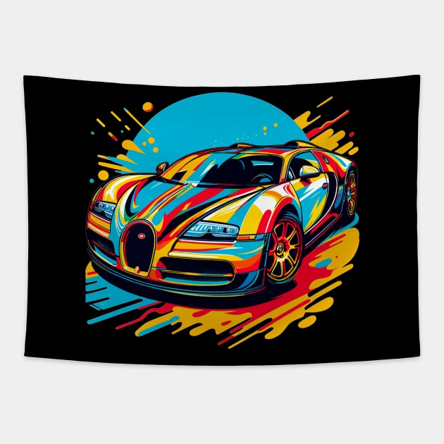 Bugatti Veyron Tapestry by Vehicles-Art