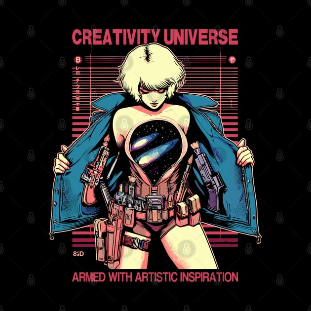 Creativity Universe, armed with artistic inspiration by Lima's