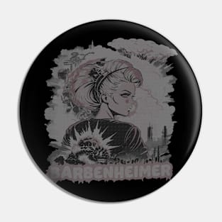 Black Barbenheimer Pin