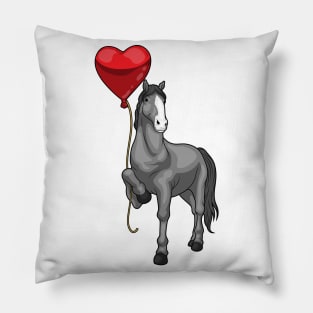 Horse Heart Balloon Pillow