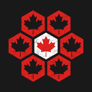 Canada - Maple Leaf - Hex T-Shirt