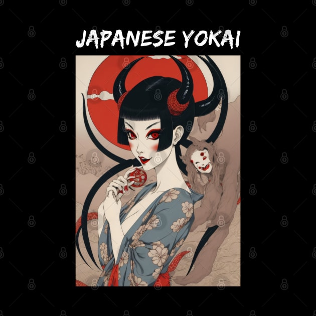 Japanese Yokai by DeathAnarchy