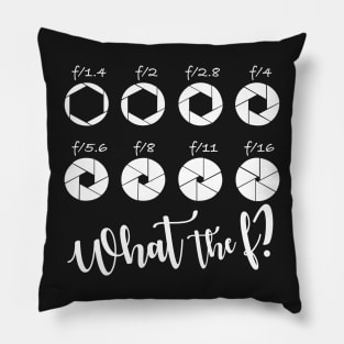 What the F? - White Pillow