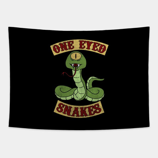One Eyed Snakes Tapestry by JimT