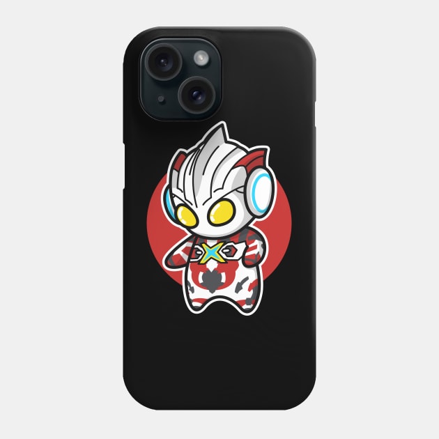 Ultraman X Chibi Style Kawaii Phone Case by The Toku Verse