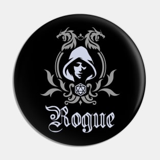 D&D Rogue Simple Class Emblem Pin