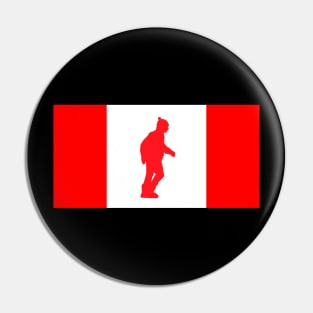 "Canadian" Flag Pin