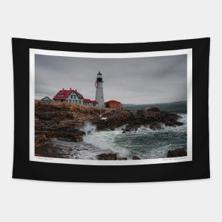 Portland Head Light @ Christmas Tapestry