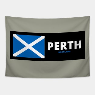 Perth City with Scottish Flag Tapestry