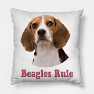 Beagles Rule Pillow