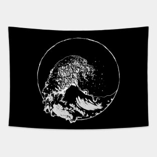 Monster is waves Tapestry