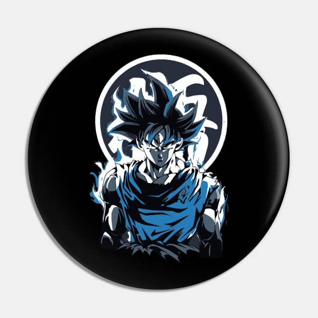 Blue DBZ hero Pin by el dorado