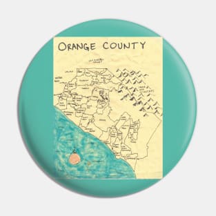 Orange County Pin