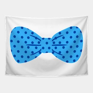 Blue polkadot tie Tapestry