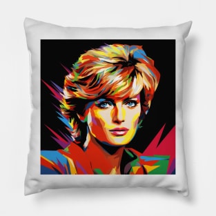 Diana Pop Art 1 Pillow