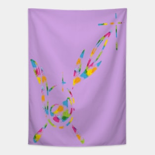 colorful floral Sagittarius Tapestry