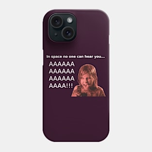 Aliens/Alien: In space no one can hear you... Funny print Phone Case