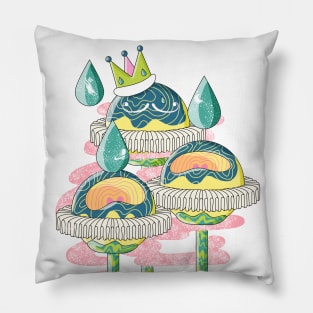 The king of flowers Pillow