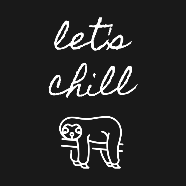 sloth chill tee by Lindseysdesigns