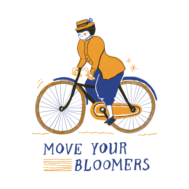 MOVE YOUR BLOOMERS! We can do it! Biker girl by Delaserratoyou