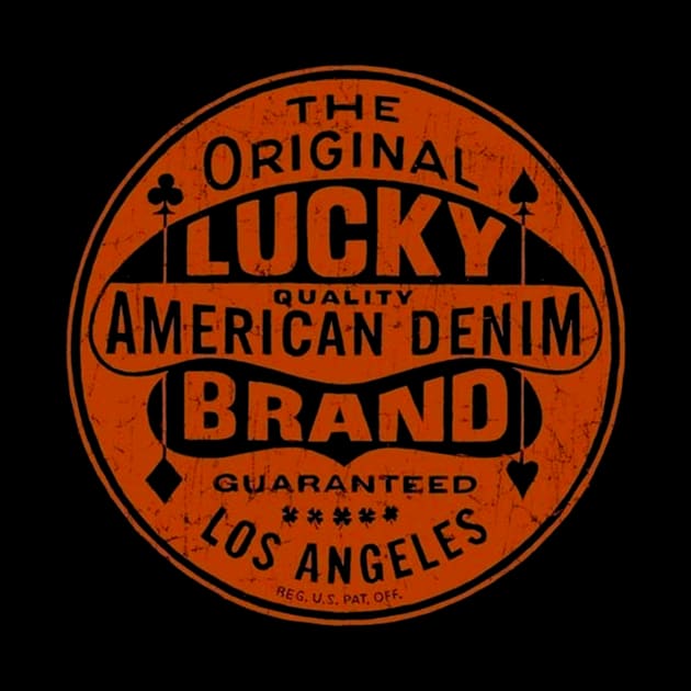 Lucky American Demin by MindsparkCreative