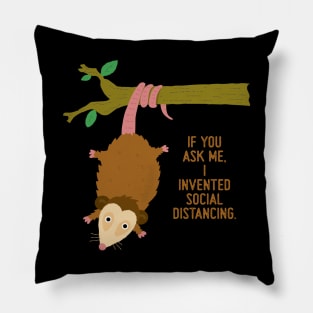 If you ask me, I invented social distancing. Pillow
