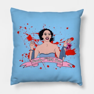 PEACHY KEEN BLOOD Pillow