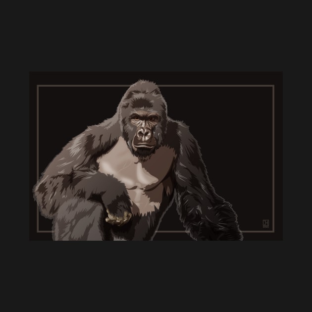 Harambe by HendricksonDraw