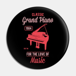 Classic Grand Piano Pin