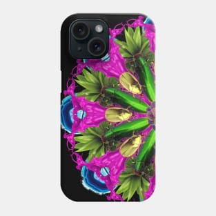 Colourful bugs mandala Phone Case