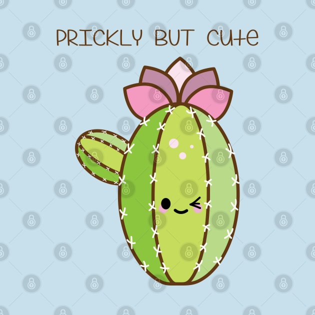 Funny Cactus by Mint Cloud Art Studio