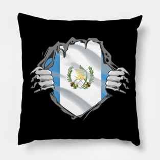 Proud Guatemala Flag, Republica Guatemalan gift heritage, Guatemalan girl Boy Friend Guatemalteco Chapina Pillow