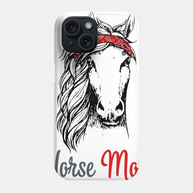 Horse Mom Mothers Day Gifts Phone Case by heryes store