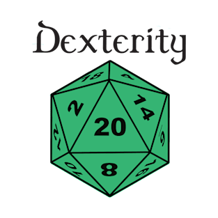 Dexterity Stat D20 T-Shirt