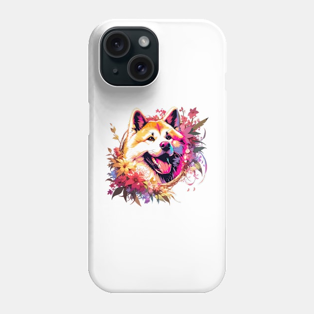 Akita Mothers Day Dog Mom Cherished Dog Gift Phone Case by ArtRUs