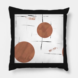 Modern Monochrome with Orange Pillow