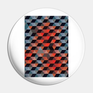 Funky Geometric Pattern Pin