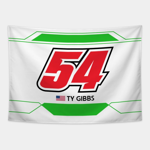 Ty Gibbs #54 2023 NASCAR Design Tapestry by AR Designs 