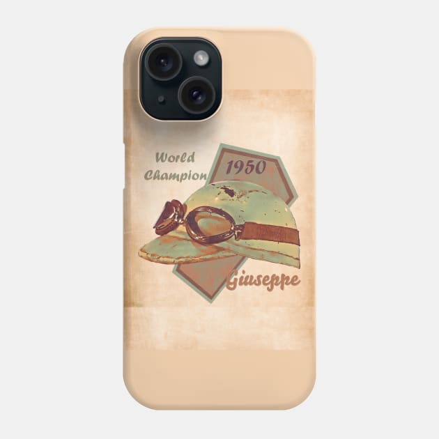 1950 Giuseppe Farina Phone Case by Popcult Posters