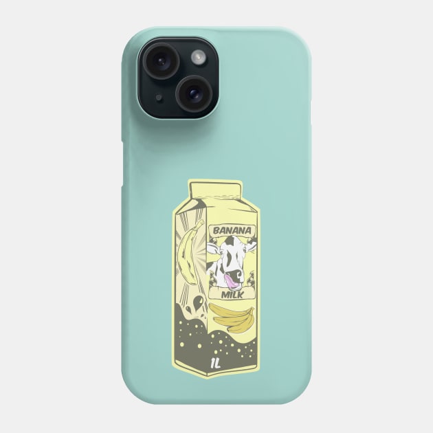 Banana Milk Phone Case by mailboxdisco