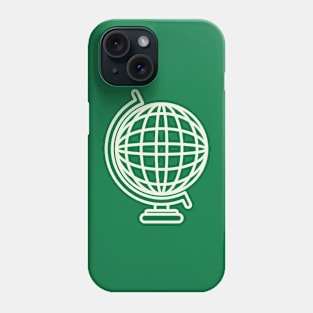 Happy Earth Day White Lineart Phone Case