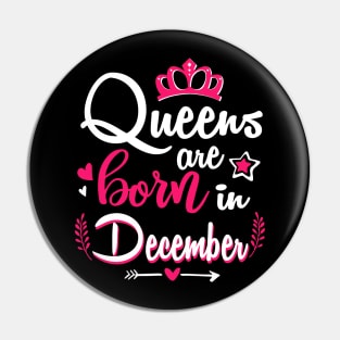 Women Queens Are Born In December Pin