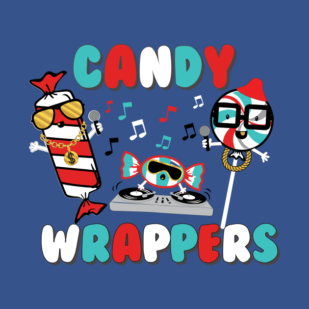 Candy Wrappers by toddgoldmanart