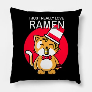 I Just Really Love Ramen Pillow