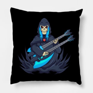 Death Metal twin guitar original design Pillow