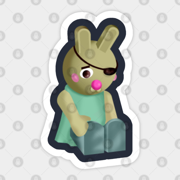 Bunny Rabbit Bunny Sticker Teepublic - rabbitbunny roblox