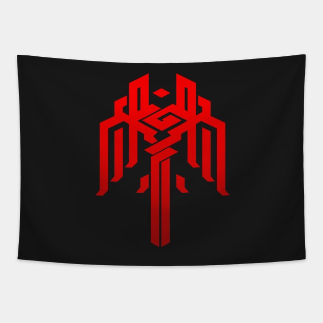 Kirkwall Symbol Tapestry by mozarellatees